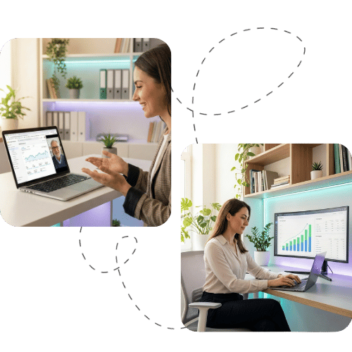 Client reporting and SEO performance review for accounting firms